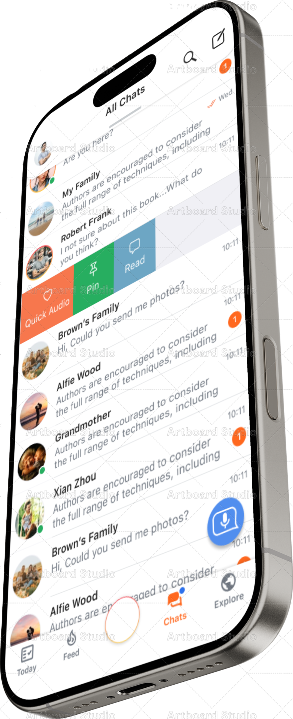 OnFire Messenger App Interface